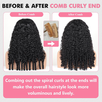 Perruque bouclée indienne naturelle de Birmanie, perruque frontale en dentelle HD complète de 30 pouces, vente en gros, perruque de cheveux humains vierges bruts 12A sans colle