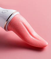 12-Modus Zungenvibrator Klitoris-Stimulator G-Punkt-Massagegerät Silikon Wasserdichtes Erwachsenen-Sexspielzeug für Frauen und Paare