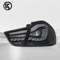 Ensemble de feux arrière LED LS pour BMW Série 3 E90 2009-2012, mise à niveau style écailles de dragon, clignotants dynamiques LED