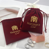 Sac à poussière en velours de luxe avec logo personnalisé en or pour bijoux, montres, lunettes de soleil et emballages cadeaux de parfums