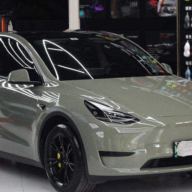 Air Bubble Free Ultra Gloss Combat Green Vehicle Wrapping Body Stickers Wrapping Vinyl for Car