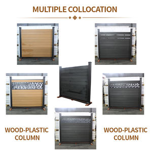 Mur de clôture en PVC Wpc de haute qualité à prix bon marché/clôture en Wpc Stockade Wpc <span class=keywords><strong>180x180</strong></span> complète - Product Image 2