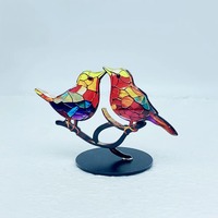 Nouveauté : Ornements de bureau en bois, colibris colorés, décorations d'intérieur pour bureau