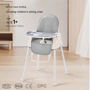 Silla de comedor grande para niños, silla de bebé portátil plegable multifuncional para comer, asiento de mesa de comedor - Product Image 2