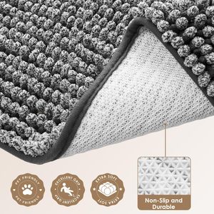 Vente en gros de paillasson <span class=keywords><strong>absorbant</strong></span> pour <span class=keywords><strong>chien</strong></span>, paillasson avant, <span class=keywords><strong>entrée</strong></span> extérieure, séchage rapide, chenille, lit de caisse lavable pour <span class=keywords><strong>chien</strong></span>, <span class=keywords><strong>tapis</strong></span> antidérapant pour animaux de compagnie - Product Image 5