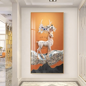 Aluminum Alloy 5d Decorative Diamond Crystal Porcelain <strong>Painting</strong> for <strong>Horse</strong> - Product Image 1