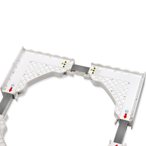 Support de superposition réglable pour lave-linge et sèche-linge, support de connexion ondulé, ensemble lavage et séchage, support de superposition universel - Product Image 5