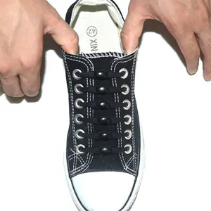 Les lacets de chaussures en Silicone Melenlt présentent des lacets élastiques pour Walmart
