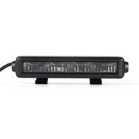 Barre lumineuse mince bicolore série 54 avec faisceau de conduite 10 pouces 60W 6000K pour voitures, camions, VTT, UTV