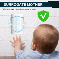 Mise à jour auto-adhésif Childproof Plug Cover Baby Safety Electric Outlet Cover Box Home Decor Item