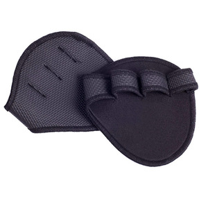Fitness levantamiento de pesas prevenir deslizamiento de mano deportes equipo de protección gimnasio 4 medio dedo <span class=keywords><strong>guantes</strong></span> de entrenamiento de Palma ejercicio mancuerna almohadilla de agarre - Product Image 1