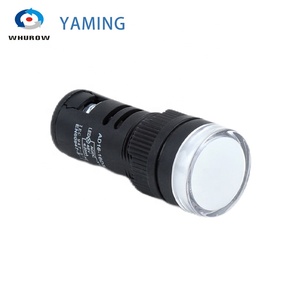AD16 22mm alta luce di colore rosso luci luci pilota <span class=keywords><strong>ACDC</strong></span> 6V/12V/24V/36V/48V macchina da lavoro - Product Image 5