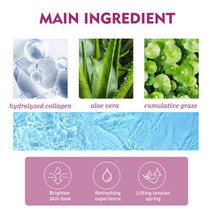 Oem Hidrolizado Colágeno Suavizante y Aclarador Líneas del Cuello Belleza Crema PARA EL Cuello Adultos Hidratante Cara Mujer Piel Hidratante - Product Image 6