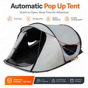 Tente instantanée automatique imperméable anti-UV avec poteaux <span class=keywords><strong>en</strong></span> fibre de verre <span class=keywords><strong>pour</strong></span> les <span class=keywords><strong>vacances</strong></span> <span class=keywords><strong>en</strong></span> <span class=keywords><strong>famille</strong></span>, le <span class=keywords><strong>camping</strong></span> <span class=keywords><strong>en</strong></span> plein air et la plage - Product Image 5