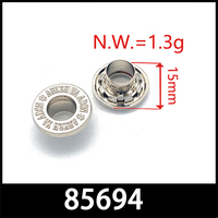 Œillets métalliques ronds personnalisés et anti-œillets pour la perforation de vêtements