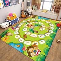 Karpet Lantai Permainan Peta Lalu Lintas Anak GHT, Dapat Dicuci, Permainan Jalan Raya, Edukasi Dini, Ramah Lingkungan, Poliester