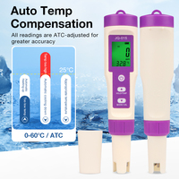 Analyseur de qualité de l'eau numérique JQ015 pour chlore résiduel, pH/TDS/EC/S.G/H2/Temp/Sel/M CL2 ORP pour piscine et spa