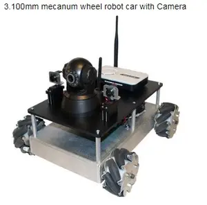 Rueda de mecanum de 14162mm de alta resistencia, rueda básica de 100mm