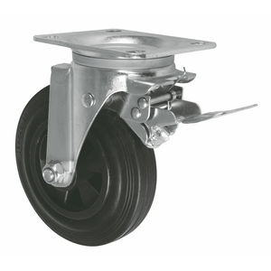 Rodízios Industriais de Polipropileno Brancos para Carrinhos de Uso Europeu, Capacidade de Carga de 150-200KG, 6 e 8 Polegadas - Product Image 6