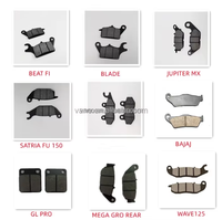 Kampas rem cakram motor MIO BEAT FI JUPITER MX rusa Indonesia