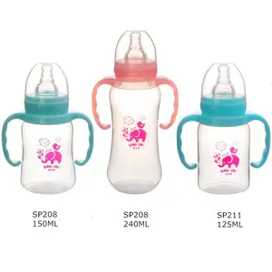 Customize Standard neck PP baby supplies products 120 ml to 240 ml baby bottle feeding