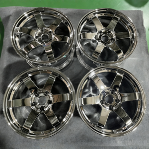 ล้ออัลลอย17-22นิ้ว5X114.3 5X120 5x112 TE37เงินสามชิ้น<span class=keywords><strong>37</strong></span>อัลลอยขอบรถแข่งปลอมแปลงสำหรับ Mustang GT - Product Image 6