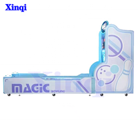 Simulateur de console de jeu vidéo Magic Bowling Offre Spéciale automatique Système de paiement de pièces de monnaie Machine de jeu de bowling Caractéristiques de tir au laser