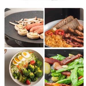 <span class=keywords><strong>Plaque</strong></span> de cuisson coréenne en <span class=keywords><strong>fonte</strong></span> avec doubles poignées, idéale pour <span class=keywords><strong>barbecue</strong></span> domestique et cuisson intérieure/extérieure sur cuisinière à gaz – Vente en gros usine - Product Image 5