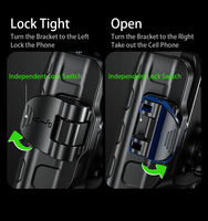 Support de téléphone pour moto de haute qualité en alliage d'aluminium, support étanche pour scooter et vélo