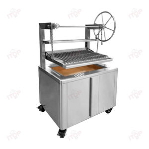 Bbq pour l'extérieur en acier inoxydable Parrilla Barbecue au charbon de bois Santa Maria Grill Hot Selling Charcoal Argentine Grill - Product Image 6