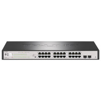 TP-LINK TL-SH2226P Switch PoE de 10 Gigabit con gestión en la nube, 24 puertos RJ45, fuente de alimentación de 48V, puerto óptico SFP+, red de 6KV