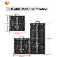 Écran LED Qray pour location, utilisation extérieure/intérieure, grand mur vidéo de fond de scène, raccordement sans soudure, étanche IP65, garantie 3 ans
