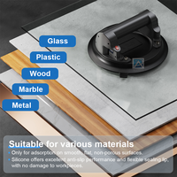 Ventouse électrique à aspiration, capacité maximale de 150 kg, qualité industrielle, poignée robuste pour la manipulation du verre, des carreaux, du marbre et du métal