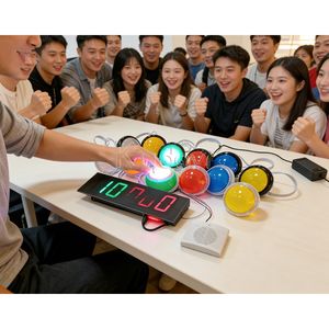 <span class=keywords><strong>Gioco</strong></span> Interattivo con Pulsanti LED, Sfida di Velocità di Reazione, Macchina per Allenamento dei Riflessi, <span class=keywords><strong>Gioco</strong></span> Arcade con LED - Product Image 3