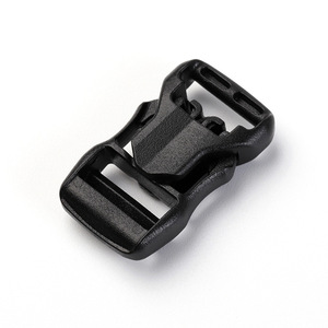 Plastic Snap Buckle 15mm Black Adjustable Outdoor Backpack Accessory - Product Image 2