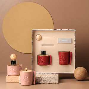 Tata Home Fragrance <b>Diffuser</b> Set With Candle Long Lasting Scent Desktop Indoor <b>Car</b> Use - Product Image 1