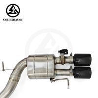 Nouvel arrivage : Échappement CSZ pour BMW M5 F10 M6 F06 F12 F13 S63 4.4T V8 avec tuyau en X, tuyau en Z, silencieux à clapets et échappement Catback Valvetronic