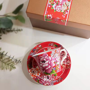 Juego de Tazas y Platos de Porcelana de Estilo Vintage de Primera Calidad, Producto Nuevo, Duradero, de Cerámica - Product Image 4