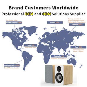 Loa bookshelf gỗ thiết kế hiện đại 60W, âm thanh mạnh mẽ, kết nối DC, Home Theater, BT, Coaxial, ARC, RCA, hàng đầu nhà máy, dành cho máy tính - Product Image 5