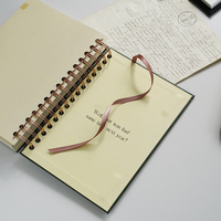 Agenda spirale A5 personnalisé avec logo, couverture rigide, journal de prière chrétien, carnet de versets bibliques quotidiens avec onglets