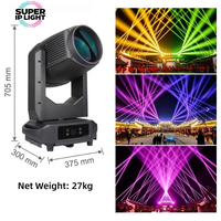 Projecteur à tête mobile 420W IP65 avec faisceau lumineux CMY CTO DMX RDM, boîtier entièrement métallique pour événements et spectacles en extérieur