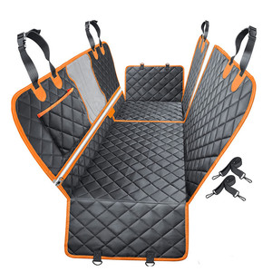 Funda Desmontable para Asiento de Mascota, Protector de Asiento Trasero Antiarañazos para Perros, Hamaca de Viaje Impermeable para Mascotas con Ventana de Malla - Product Image 2