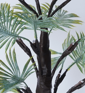 Árbol Artificial Estilo <span class=keywords><strong>Playa</strong></span>, Lámpara <span class=keywords><strong>de</strong></span> Mesa LED Desmontable con Hojas <span class=keywords><strong>de</strong></span> Plátano, Decoración Navideña, <span class=keywords><strong>Luz</strong></span> Nocturna para Fiestas - Product Image 5