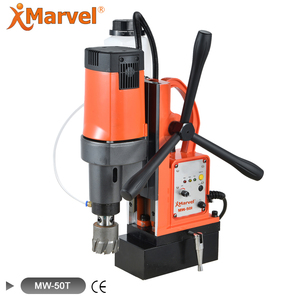 MW-50T 50mm haute vitesse en acier foret hélicoïdal vertical fer plaque machine de forage magnétique - Product Image 5