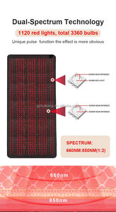 Di grandi dimensioni su misura per la cura della pelle di alta qualità in pelle sintetica 1:2 660nm 850nm Beauty Yoga Spa luce rossa infrarossi terapia tombino Sauna - Product Image 6