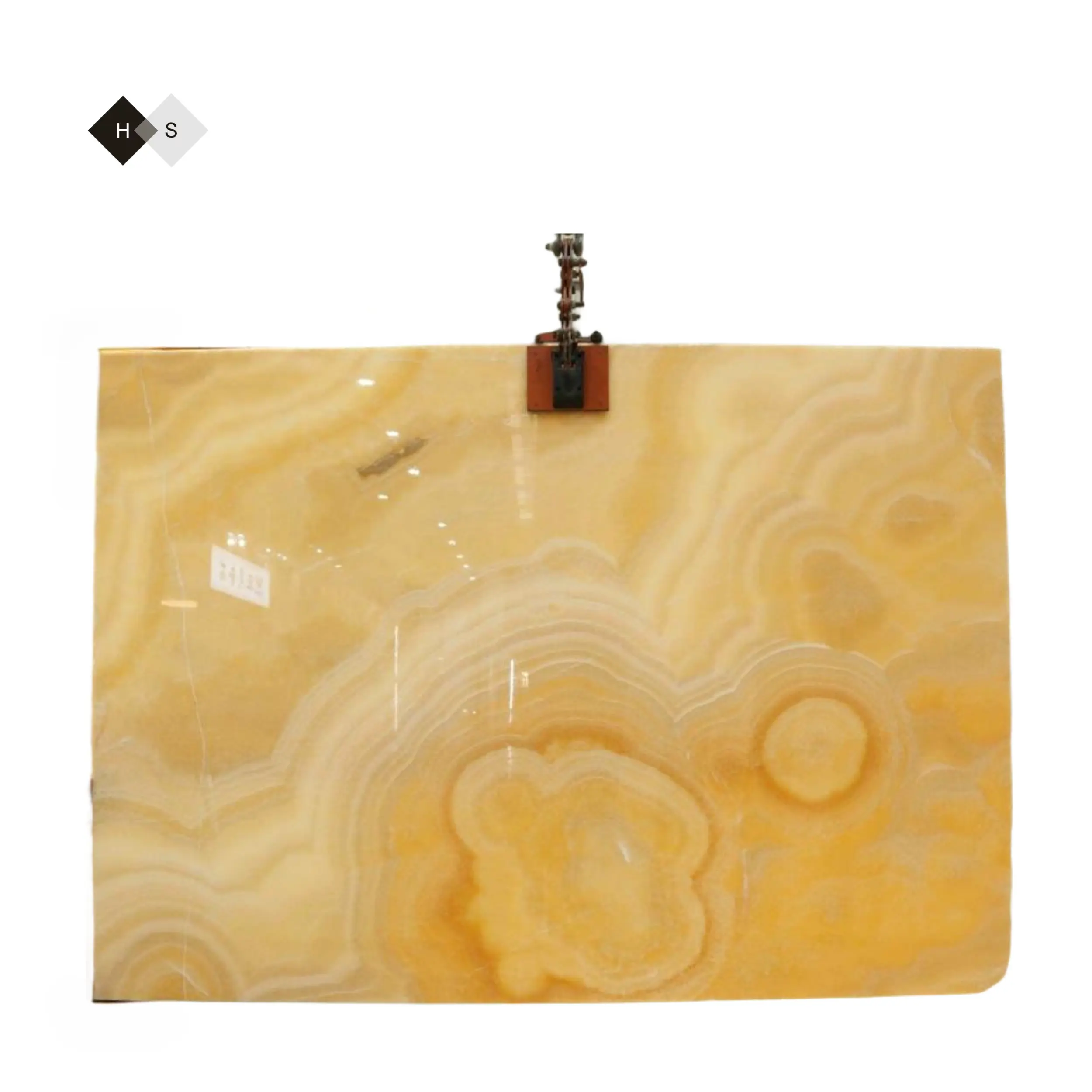Panel dinding lampu latar lembaran onyx oranye alami dengan spesifikasi panel dinding lampu latar putih veneer ubin batu onyx Harga kompetitif