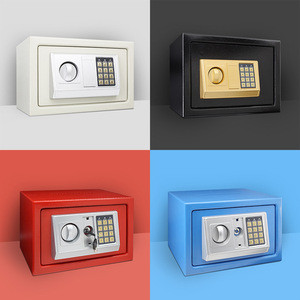 Wanjiabao 20ea Electronic Combination Safe 1-2L Wall Mounted Anti-theft Security Cabinet For Hotel Home Office - Product Image 1