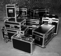 Flight case professionnel en aluminium 18u pour rack d'amplificateur, pour l'expédition d'équipements musicaux