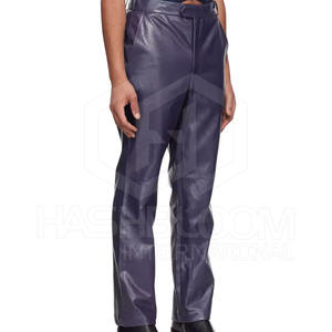 Designer Inspired Leather Pants for Men Soft Touch Lightweight Bulk Supply Men's Pants Washed 2025 - Product Image 2