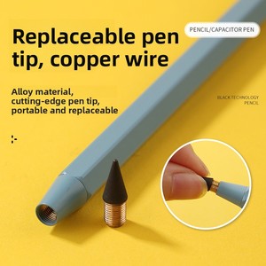 <span class=keywords><strong>Crayon</strong></span> éternel hexagonal en métal sans encre, stylet pour écran tactile, tête de <span class=keywords><strong>crayon</strong></span> Infinito, <span class=keywords><strong>crayon</strong></span> à six arêtes <span class=keywords><strong>avec</strong></span> logo personnalisé - Product Image 4